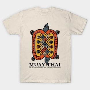 Vintage Tattoo Sak Yant Muay Thai Turtle T-Shirt